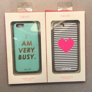 Ban.do set of two iPhone 6 or 7 cases